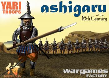 yari ashigaru factory troops wargames 28mm rising sun