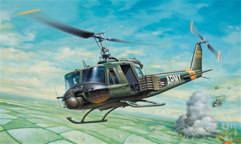 Italeri 1/72 UH1B Huey Helicopter