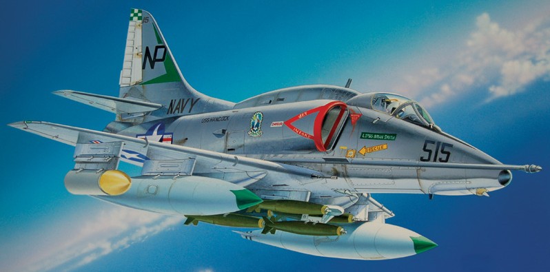 Italeri 1/48 A4E/F/G Skyhawk Aircraft