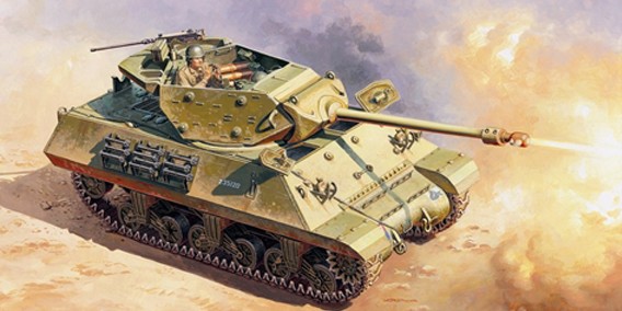 Image 0 of Italeri 1/35 M10 Achilles Tank Destroyer w/17-Pdr Gun