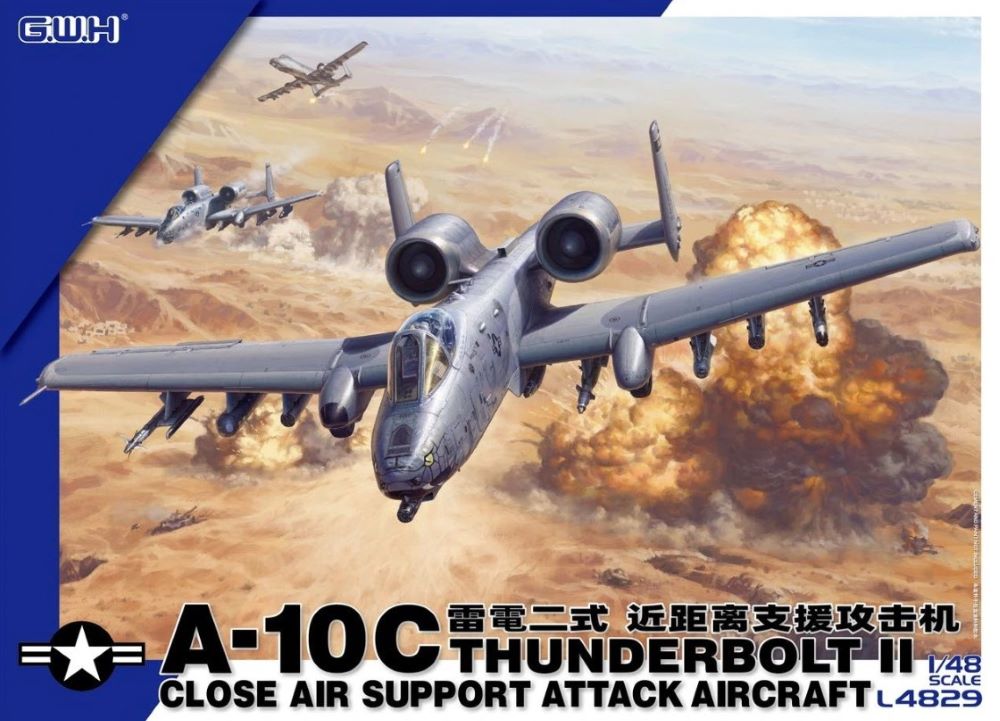 1/48 A10C Thunderbolt II Close Air Support Attack Aircraft