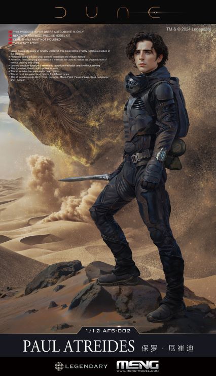 1/12 Dune Movie: Paul Atreides Figure